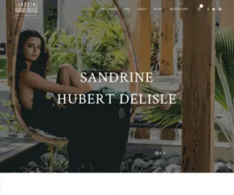 Hubertdelisle.re(Sandrine Hubert Delisle) Screenshot