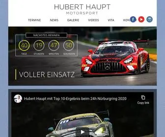 Huberthaupt.de(Hubert Haupt Motorsport) Screenshot