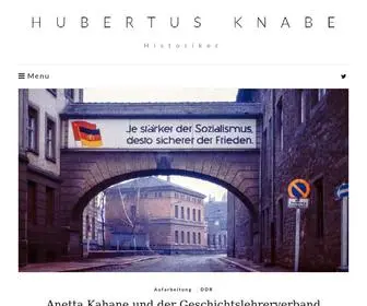 Hubertus-Knabe.de(Hubertus Knabe) Screenshot