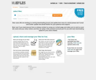 Hubfiles.ws(Upload Files) Screenshot