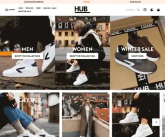 Hubfootwear.com(HUB Footwear) Screenshot