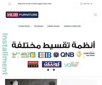 Hubfurniture.com.eg(HUB Furniture online Store) Screenshot