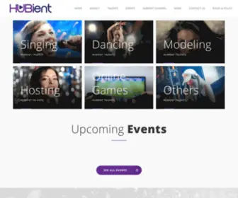 Hubient.com(Talents Agency) Screenshot
