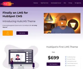 Hublms.com(Learning Management System (LMS) for HubSpot CMS) Screenshot