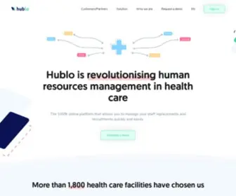 Hublo.com(Analytics at your fingertips) Screenshot