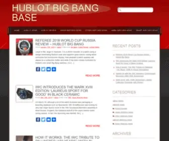 Hublotwiki.com(Hublot Big Bang Base) Screenshot