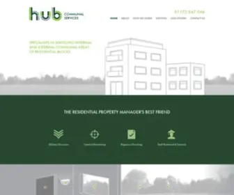 Hubltd.co.uk(Hub Communal Services) Screenshot