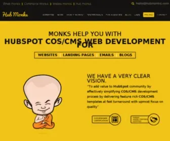 Hubmonks.com(HubSpot COS/CMS Templates Development Services) Screenshot