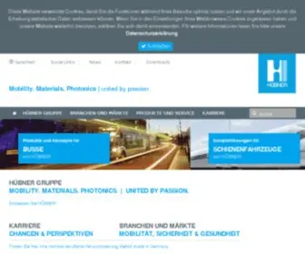 Hubner-Group.com(HÜBNER GmbH & Co) Screenshot