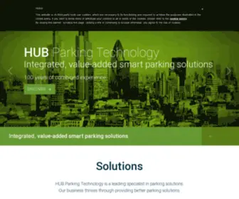 Hubparking.co.za(HUB Parking Technology) Screenshot