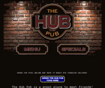 Hubpubgf.com(The Hub Pub) Screenshot