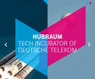 Hubraum.com(Our tech incubator) Screenshot