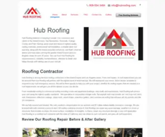 Hubroofing.com(Hub Roofing) Screenshot