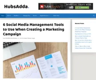 Hubsadda.com(Technology, Blogging, & Digital Marketing) Screenshot