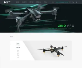 Hubsan.com(Hubsan-The Leading provider of flight control and digital aerial photography systems solutions) Screenshot