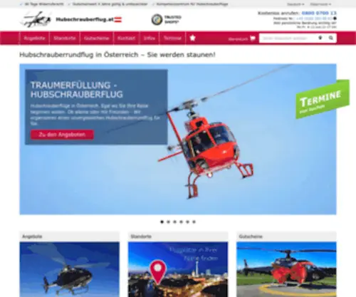 Hubschrauberflug.at(Rundflüge) Screenshot