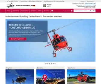 Hubschrauberflug.de(Hubschrauber-Rundflug in Deutschland) Screenshot