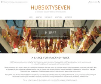 Hubsixtyseven.com(An exciting new community centre) Screenshot