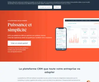 Hubspot.fr(Logiciels, outils et ressources pour votre entreprise) Screenshot