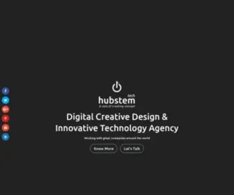 Hubstem.com(Best UX UI Product Design Company Chandigarh) Screenshot