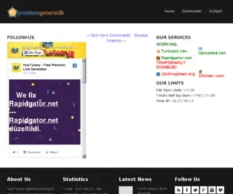 Hubturkey.net(Free Premium Link Generator) Screenshot