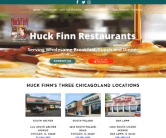 Huckfinnrestaurant.com(Huck Finn Restaurants) Screenshot