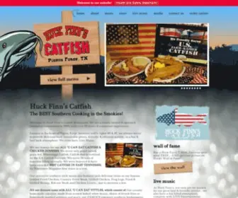 Huckfinnsrestaurant.com(Huck Finn's Catfish) Screenshot