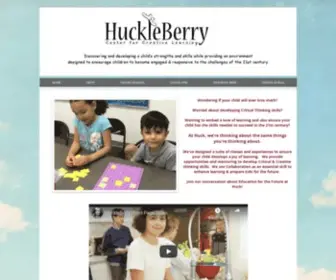Hucklearning.org(HuckleBerry Center for Creative Learning) Screenshot