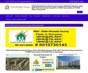 Hudaaffordablehousinggurgaon.com(HUDA affordable housing Gurgaon Sohna Haryana) Screenshot