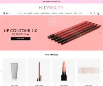 Hudabeauty.com(Huda Beauty Official Store) Screenshot