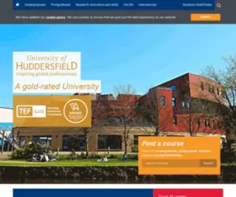 Hud.ac.uk(University of Huddersfield) Screenshot
