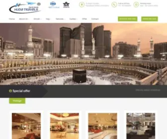 Hudatravels.com(Huda Travel is one of the largest and reputable service providers in India with many years experience in providing quality Hajj & Umrah packages) Screenshot