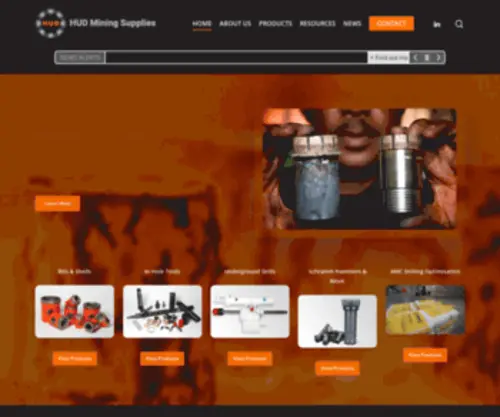 Hud.co.za(HUD Mining Supplies) Screenshot