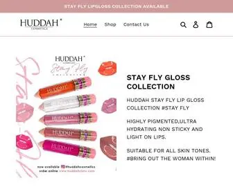 Huddahstore.com(Huddah Cosmetics) Screenshot