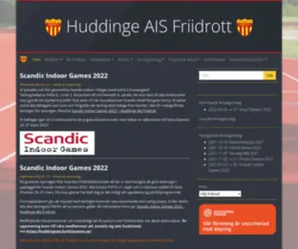 Huddingeais.se(Huddinge AIS Friidrott) Screenshot