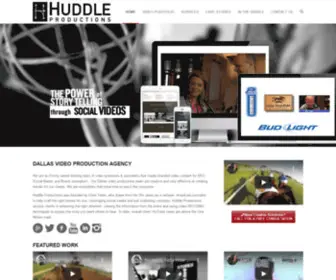 Huddleproductions.com(Dallas Video Production) Screenshot