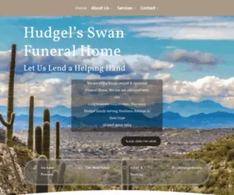 Hudgelswan.com(Cremation Service Tucson) Screenshot