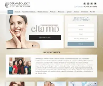Hudgensmd.com(Dermatology and Skin Cancer Center) Screenshot