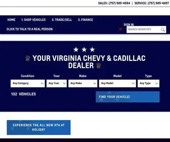 Hudginsholiday.com(Holiday Chevrolet Cadillac) Screenshot