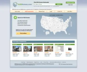 Hudhomes.com(HUD Homes) Screenshot