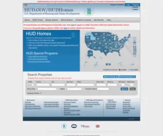 Hudhomestore.gov(HUD Homes for Sale) Screenshot