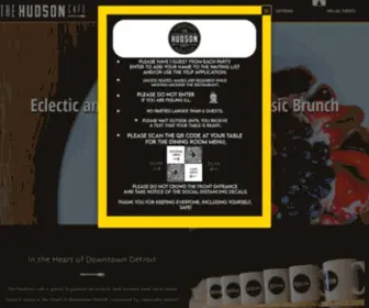Hudson-Cafe.com(The Hudson Cafe) Screenshot