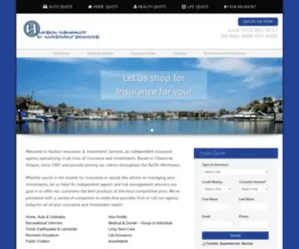 Hudson-Tillamook.com(Tillamook County OR Home Insurance) Screenshot