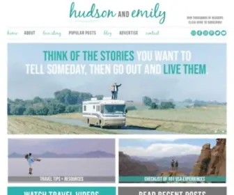 Hudsonandemily.com(Travel & Lifestyle Blog) Screenshot