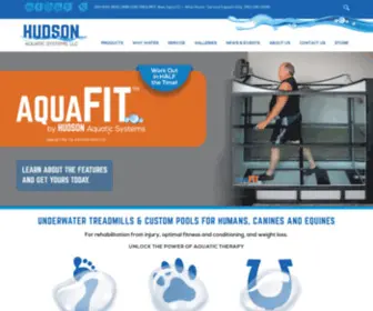 Hudsonaquatic.com(Underwater Treadmill Systems) Screenshot