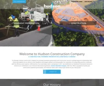 Hudsoncc.com(Hudson Construction Company) Screenshot