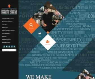 Hudsonchamber.org(Hudson County Chamber of Commerce) Screenshot