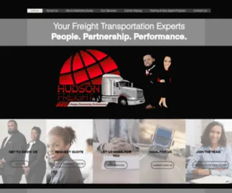 Hudsonfreightagency.net(Freight Broker) Screenshot