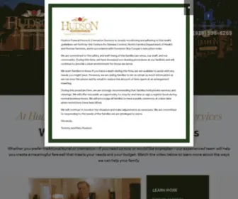 Hudsonfuneralhome.com(Hudson Funeral Home & Cremation Services) Screenshot