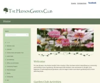 Hudsongardenclub.org(Hudson Garden Club) Screenshot